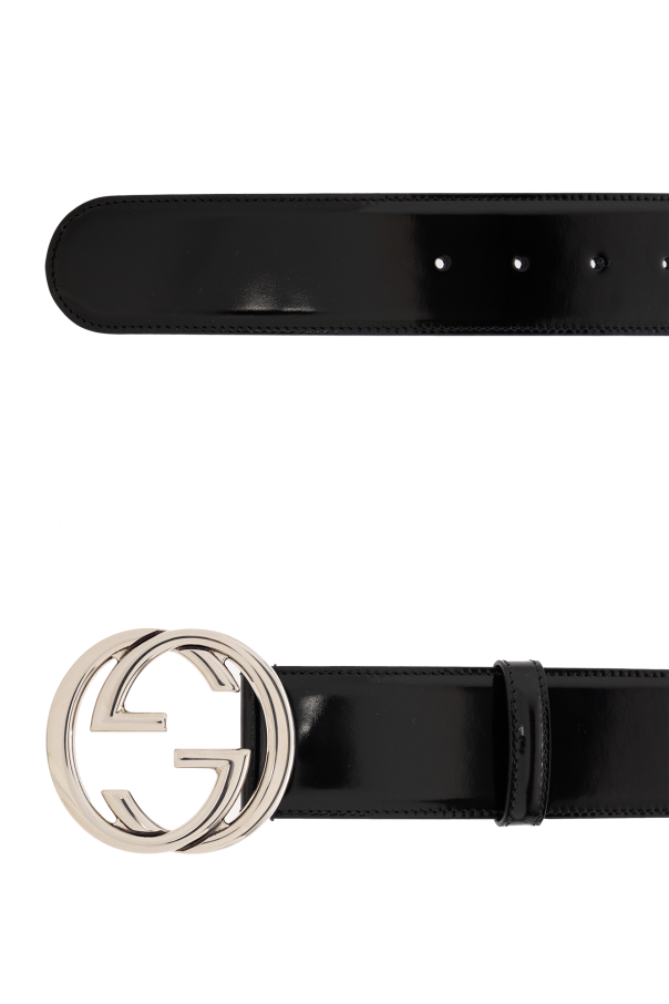 Ladies black cheap gucci belt